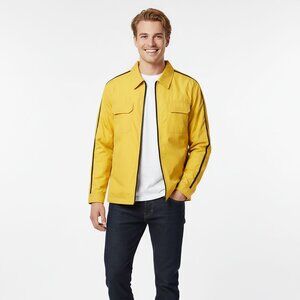 Vintage HUGO BOSS Sport 90s BOXER Jacket Yellow Black Lightweight